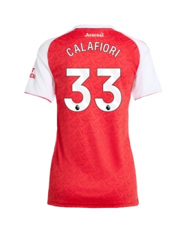 Billige Fotballdrakt Arsenal Riccardo Calafiori #33 Replika Hjemmedrakt Dame 2025-26 Kortermet Billige Fotballdrakt Arsenal Riccardo Calafiori #33 Replika Hjemmedrakt Dame 2025-26 Kortermet